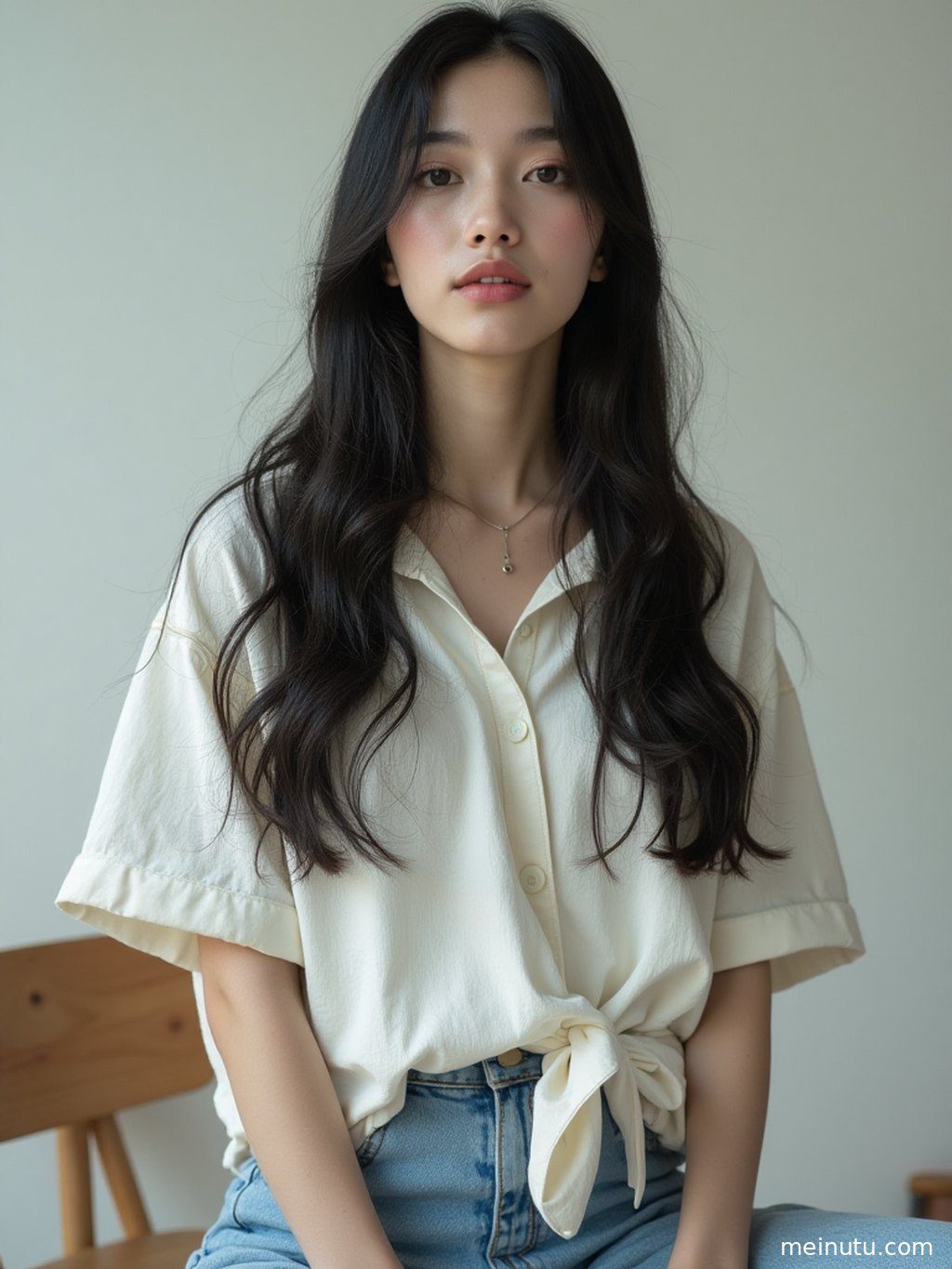 森系户外 海边 柔和逆光写真 02